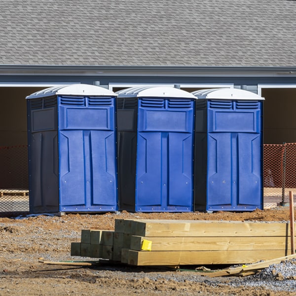 what is the expected delivery and pickup timeframe for the porta potties in West Hammond New Mexico